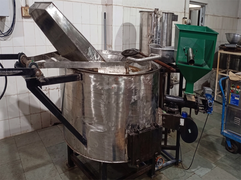 Biomass Pellet Based Frying System